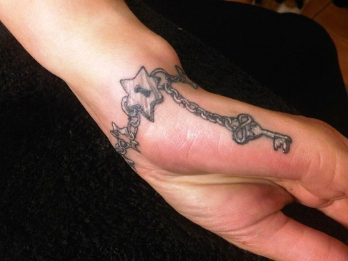 tatouage bracelet initiale