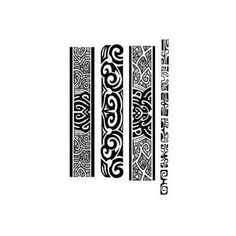 tatouage bracelet poignet polynésien
