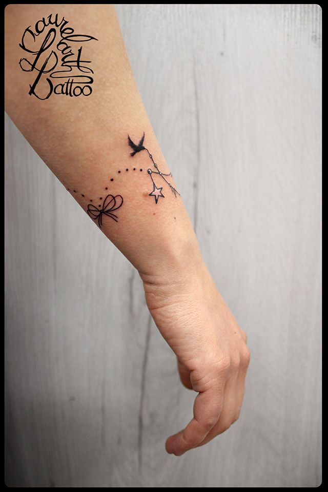 tatouage bracelet prenom