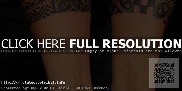 tatouage bracelet tribal avant bras