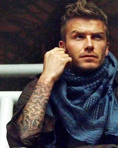 tatouage bras complet beckham