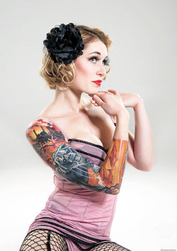 tatouage bras fille