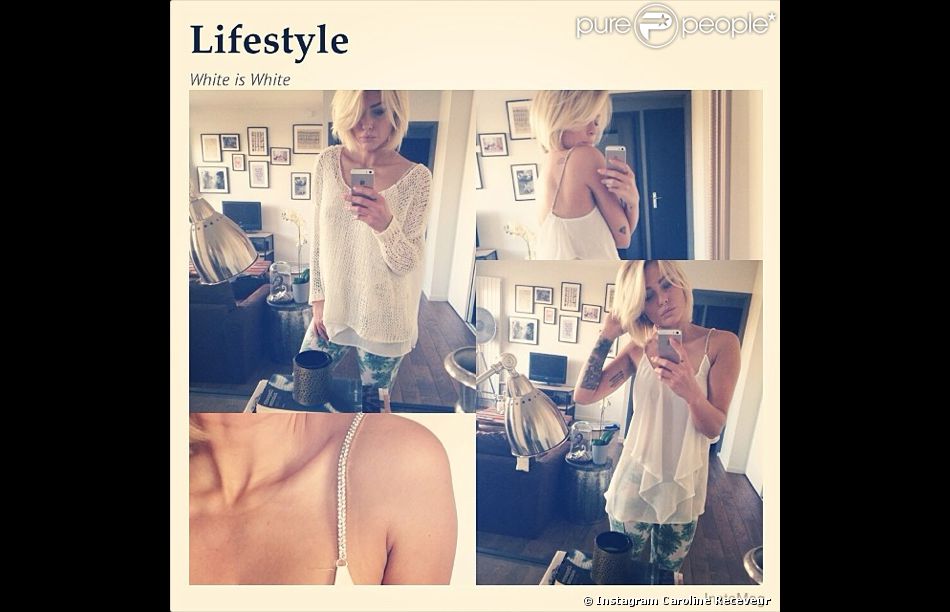 tatouage bras gauche caroline receveur