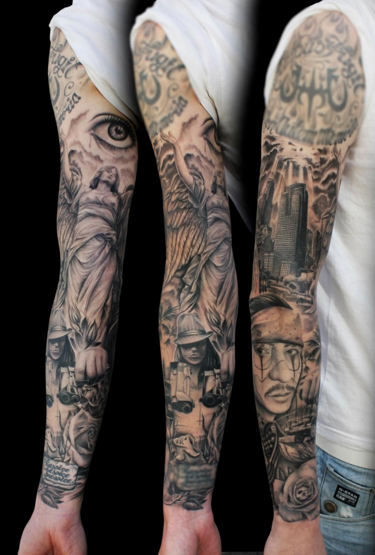 tatouage bras homme