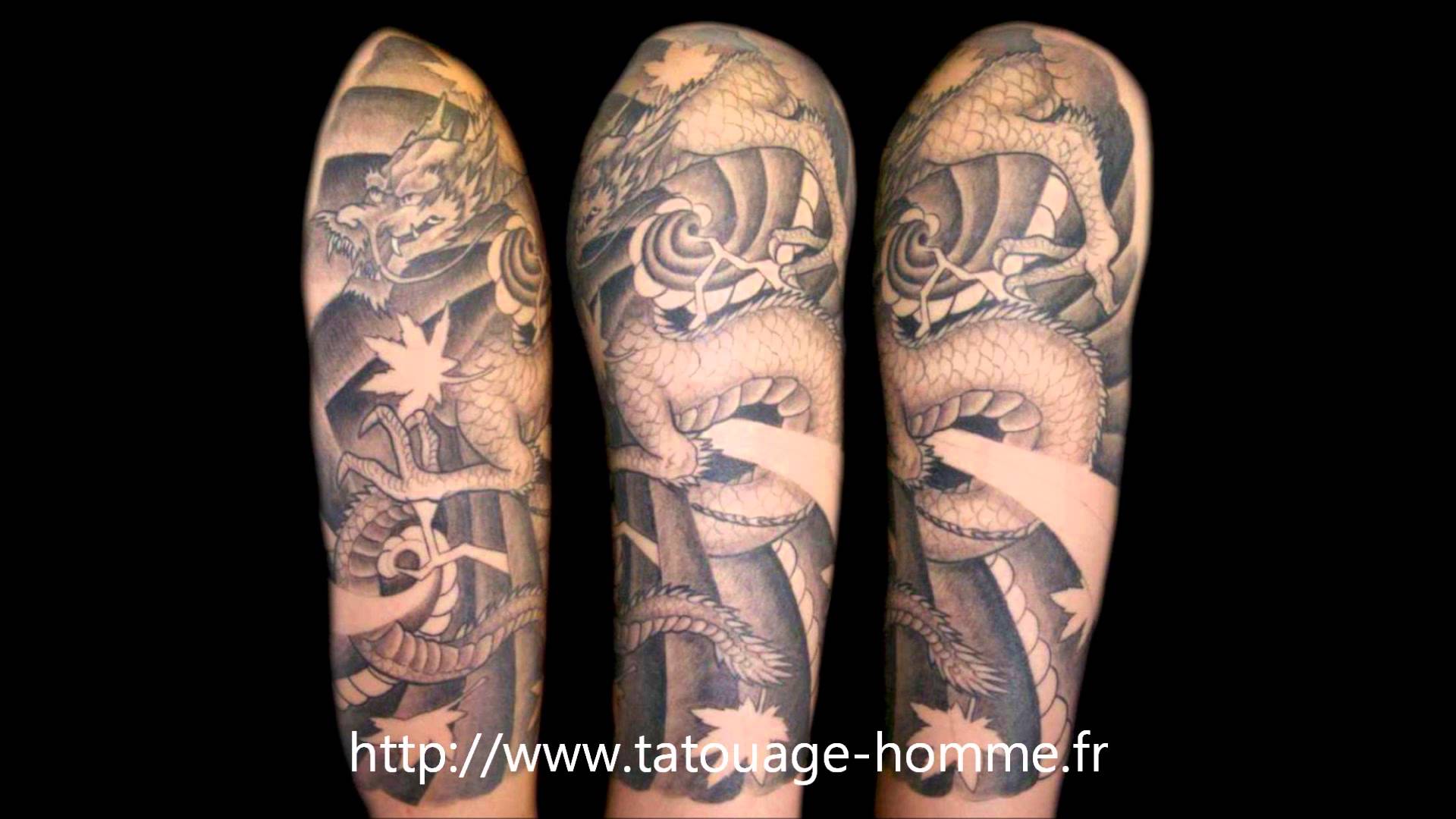 tatouage bras homme complet