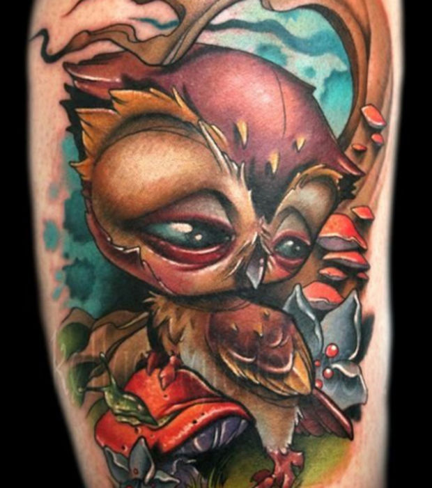 tatouage cartoon animaux