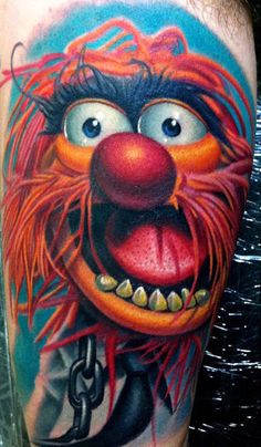 tatouage cartoon animaux