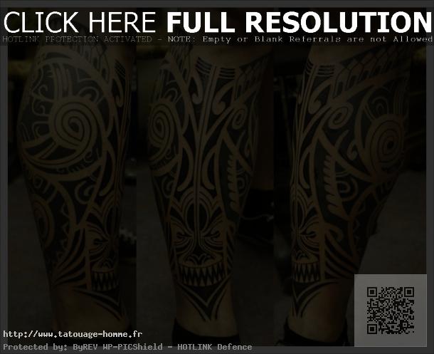 tatouage celte mollet