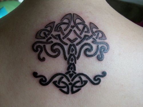tatouage celtique arbre