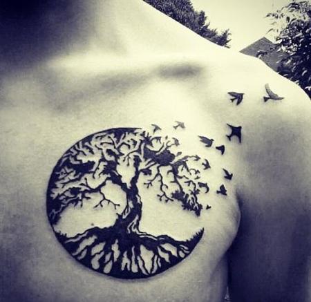 tatouage celtique arbre