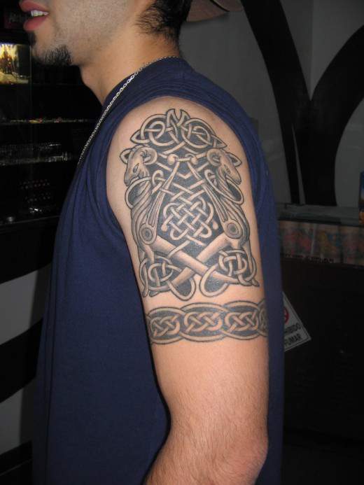 tatouage celtique avant bras