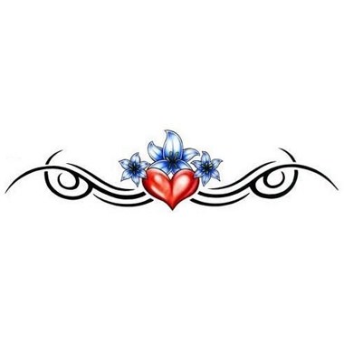 tatouage celtique bas du dos