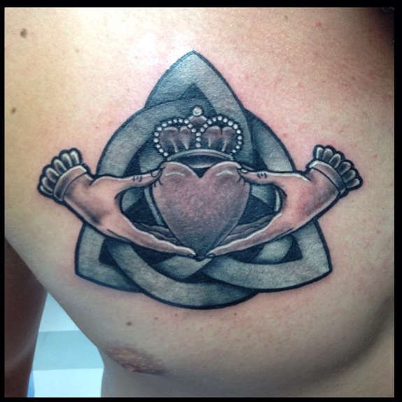 tatouage celtique claddagh