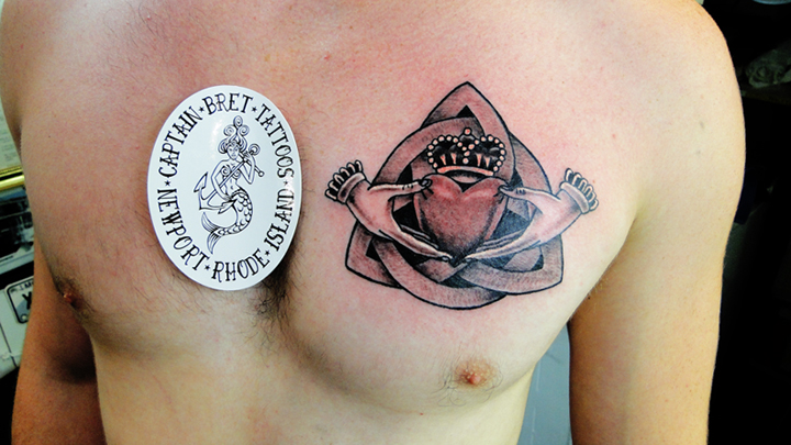 tatouage celtique claddagh