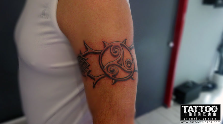 tatouage celtique hermine