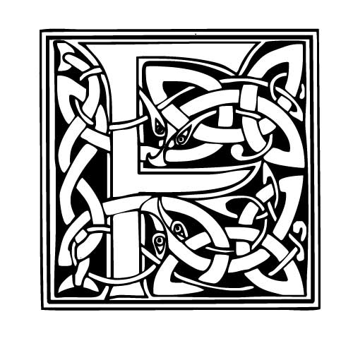 tatouage celtique lettre