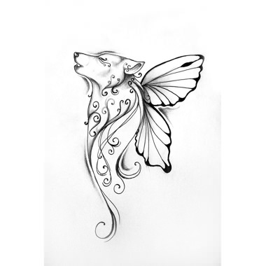 tatouage celtique papillon