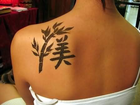 tatouage chinois omoplate