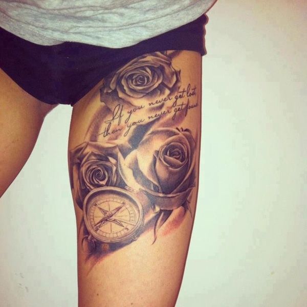 tatouage cuisse femme
