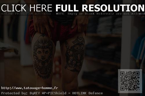tatouage cuisse homme