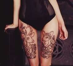 tatouage cuisses femme