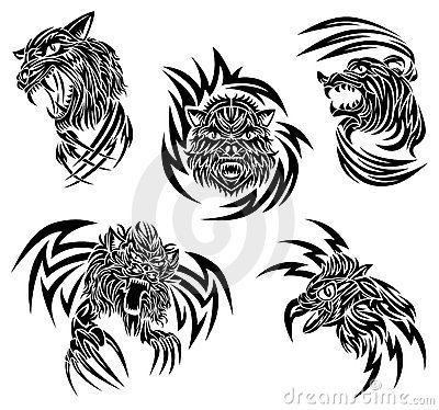 tatouage d'animaux sauvage