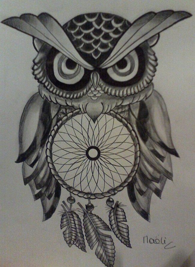 tatouage de hibou