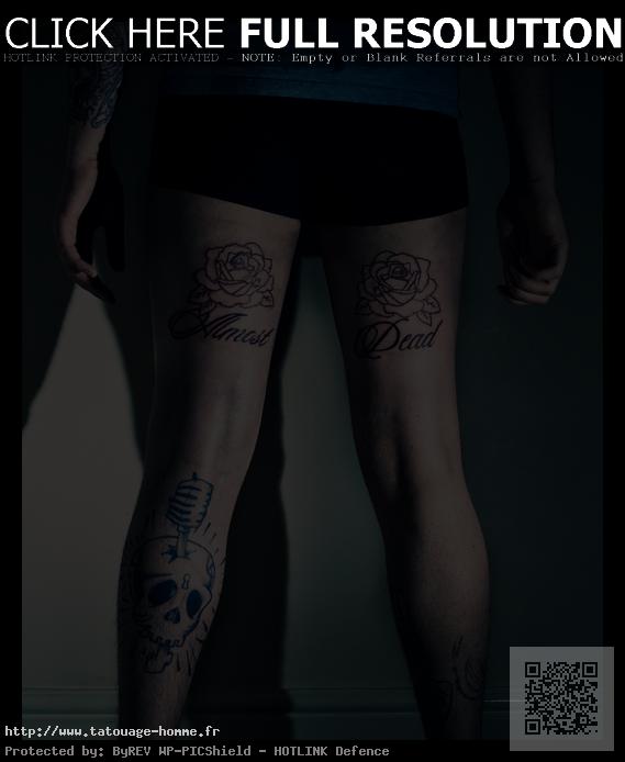 Tatouage derriere cuisses