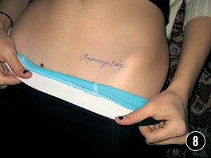 tatouage discret bas du ventre