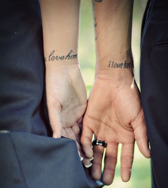 tatouage discret homme poignet