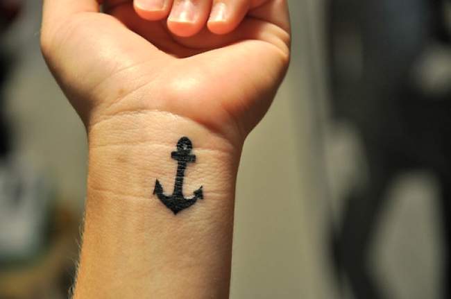 tatouage discret homme poignet