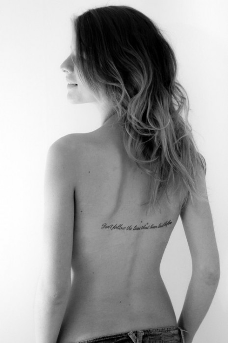 tatouage discret ou le faire