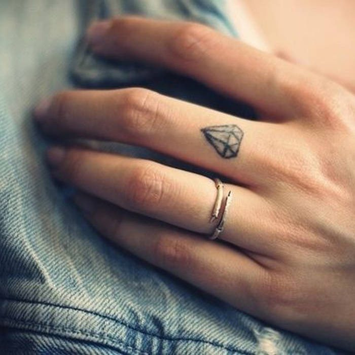 tatouage discret sur la main