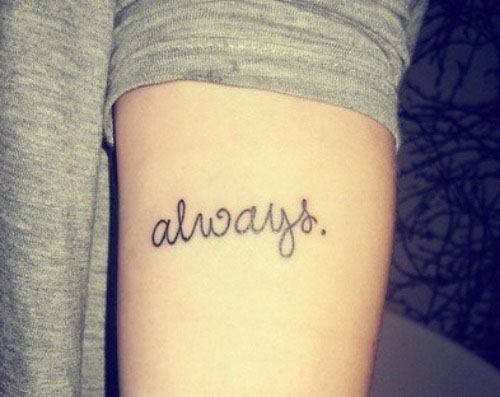 tatouage discret sur le bras