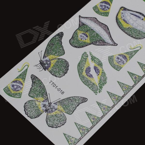 tatouage drapeau brésil
