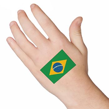 tatouage drapeau brésil