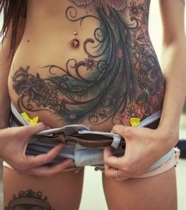 tatouage du ventre