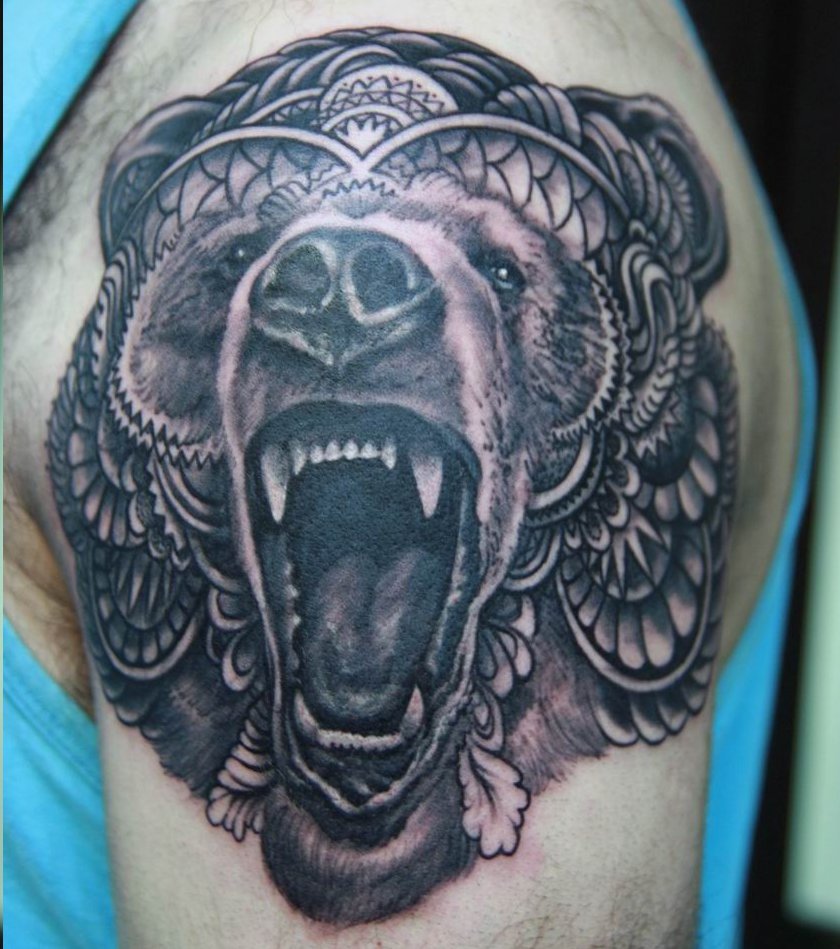 tatouage épaule animaux