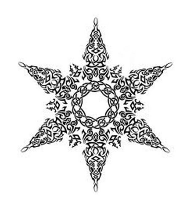Tatouage etoile celtique