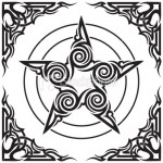 tatouage etoile celtique