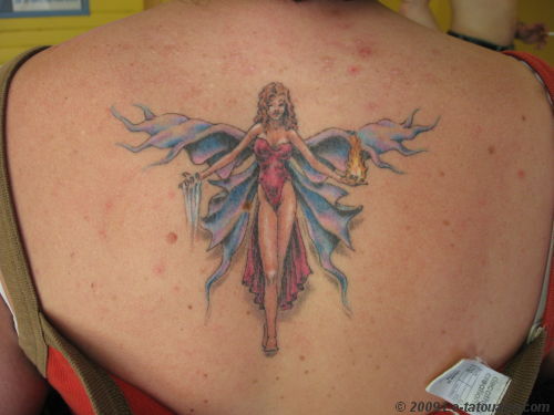 tatouage fée celtique