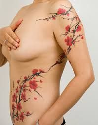 tatouage fleur cerisier