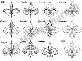 tatouage fleur de lys quebec