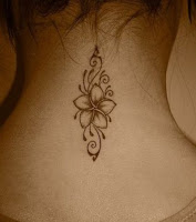 tatouage fleur de vanille dessin