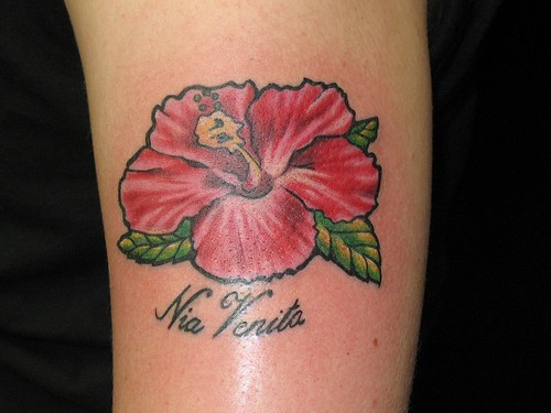 tatouage fleur de vanille dessin