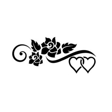 tatouage fleur et coeur