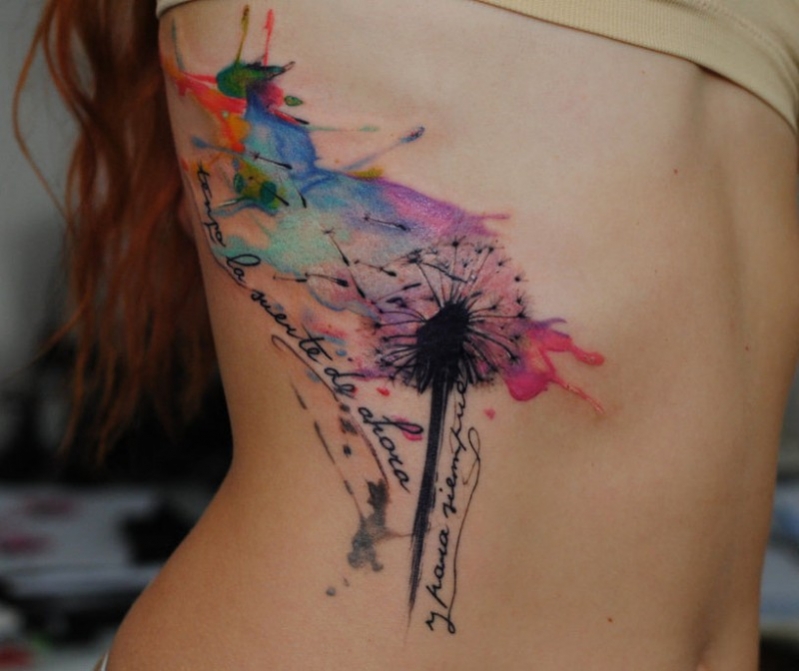 tatouage fleur gerbera