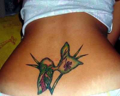 tatouage fleur guadeloupe