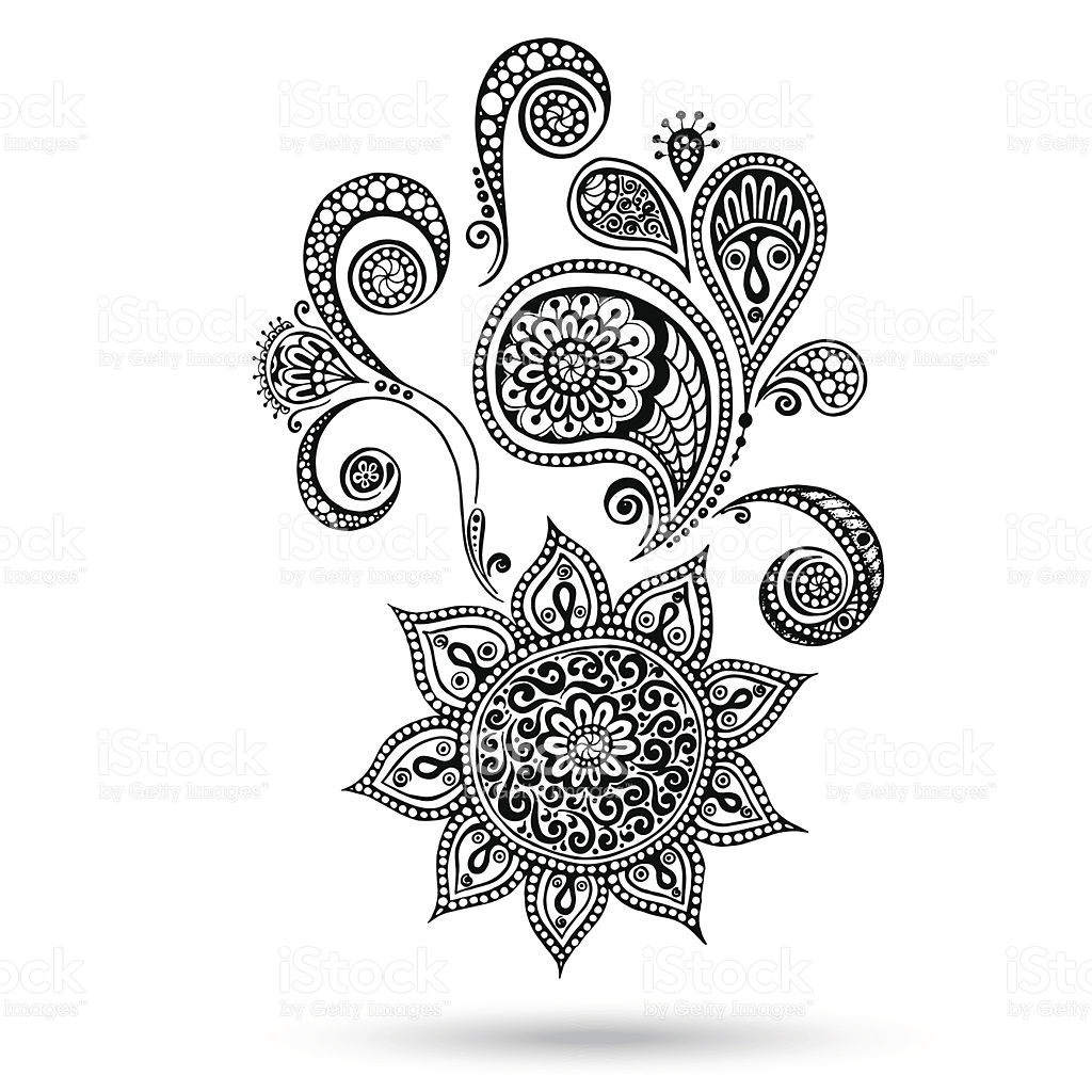 tatouage fleur indienne
