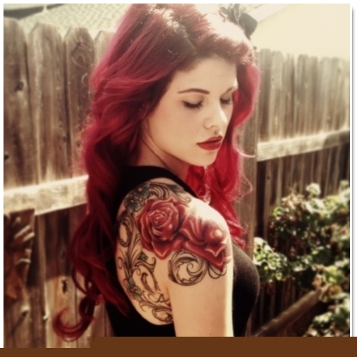 tatouage fleur lio